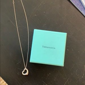 Tiffany , Elsa Peretti Open Heart Pendant